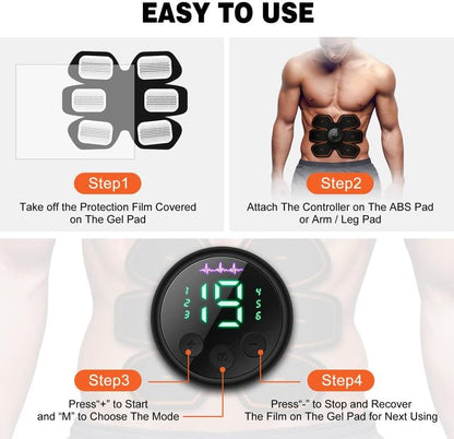 Ultimate Abs &amp; Muscle Trainer - USB Rechargeable💪