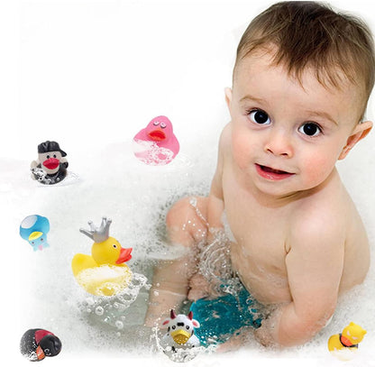 XY-WQ 100 Pack Rubber Ducks - Assorted Designs