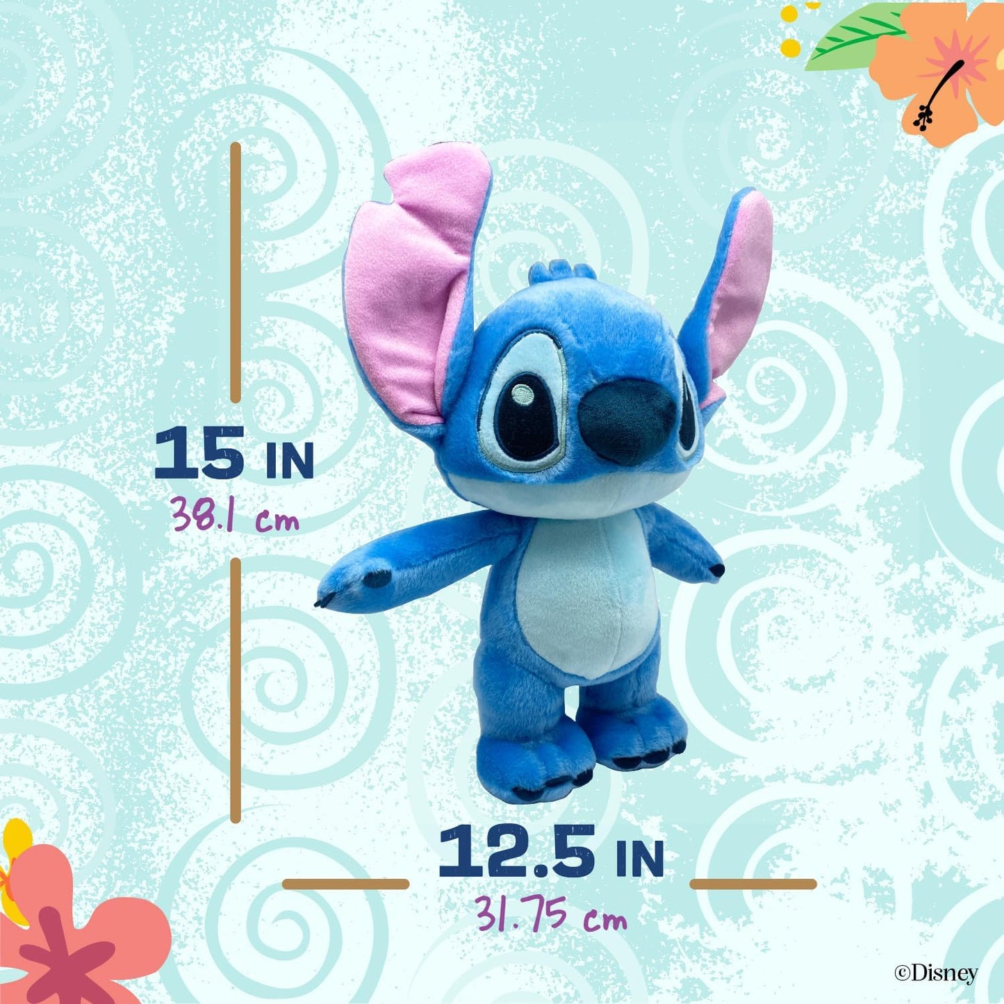 Disney Baby Lilo &amp; Stitch Plush Toy - Soft &amp; Huggable, Gift for Kids 🌟