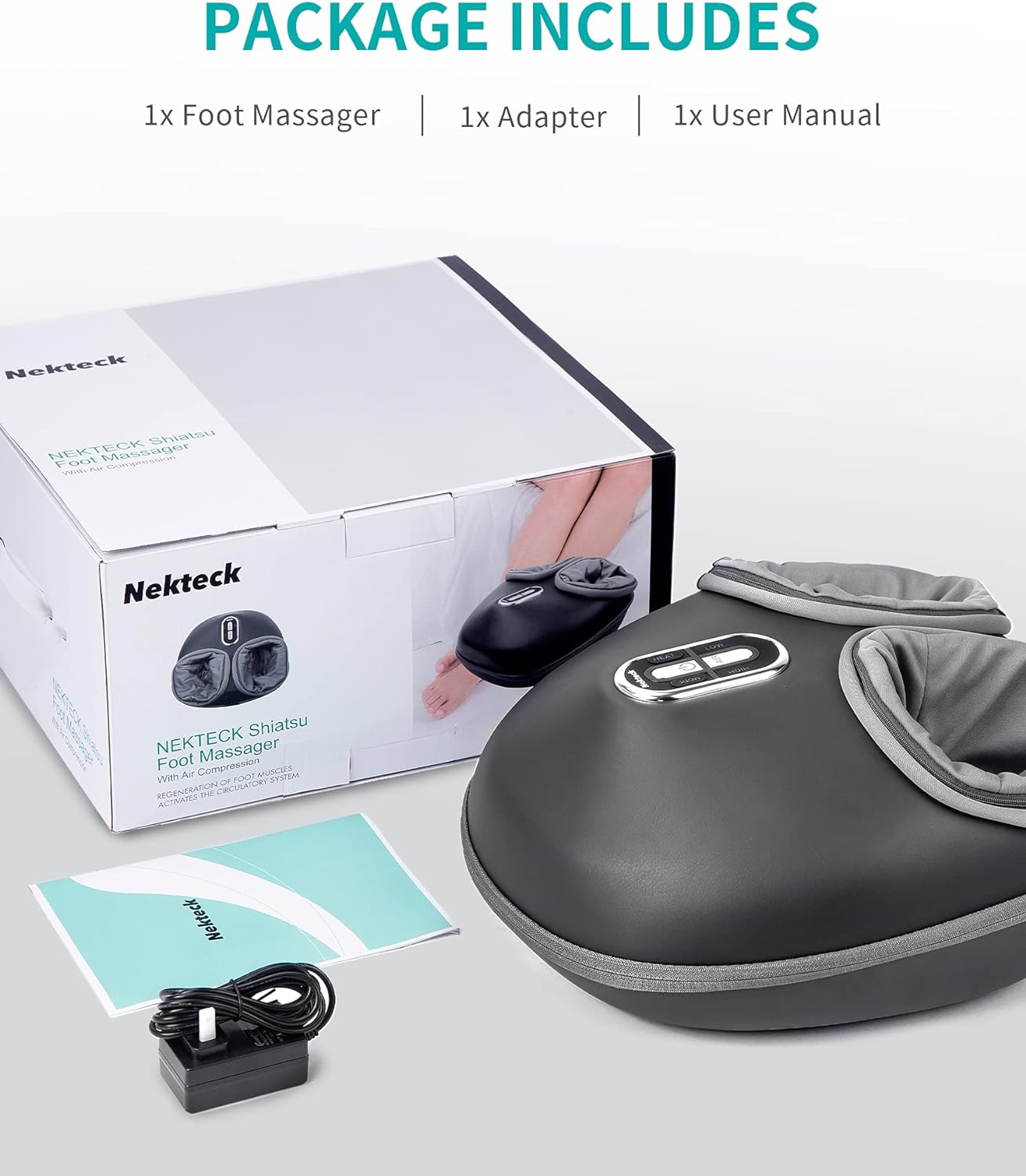 Nekteck Shiatsu Foot Massager with Heat