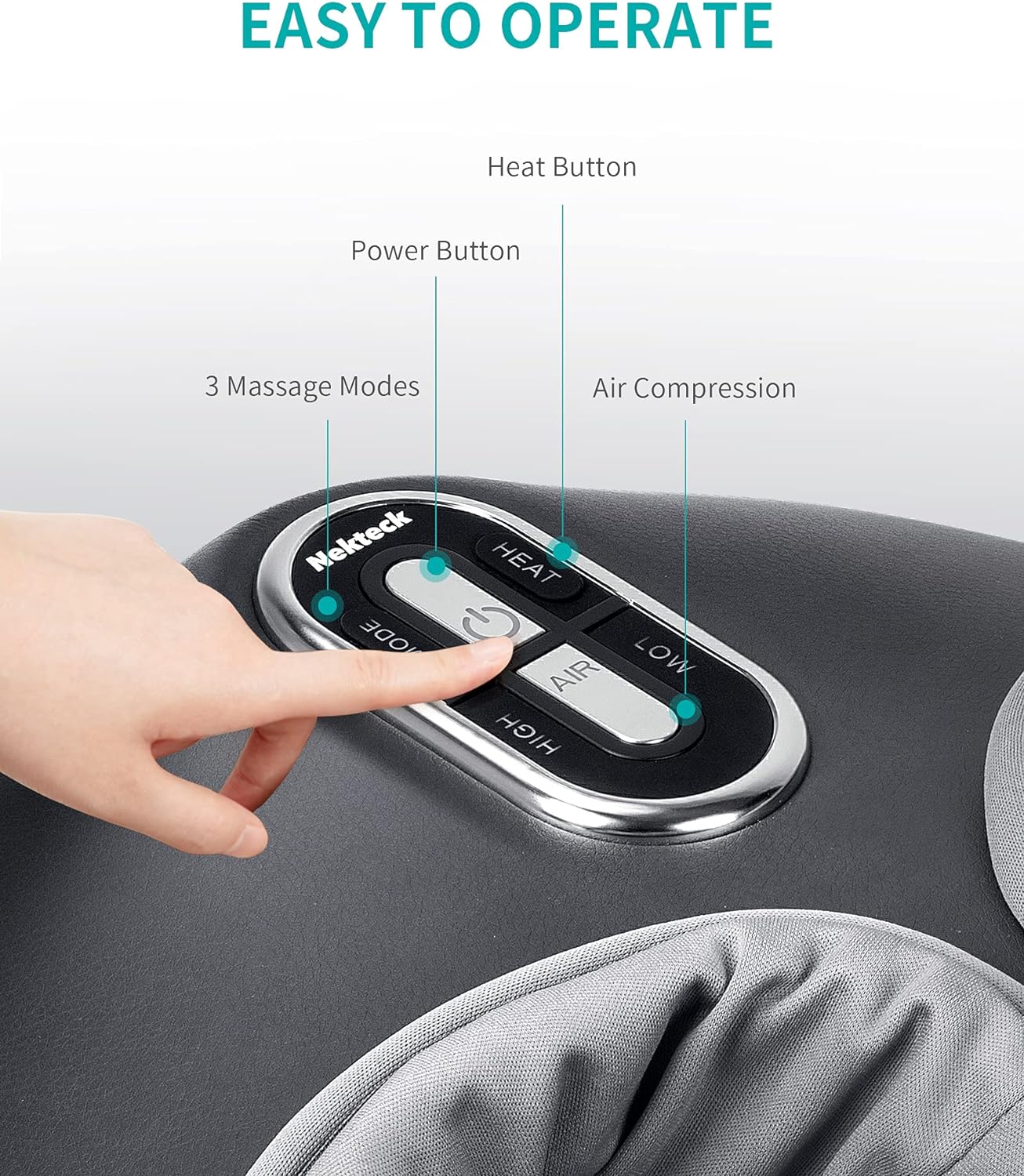 Nekteck Shiatsu Foot Massager with Heat