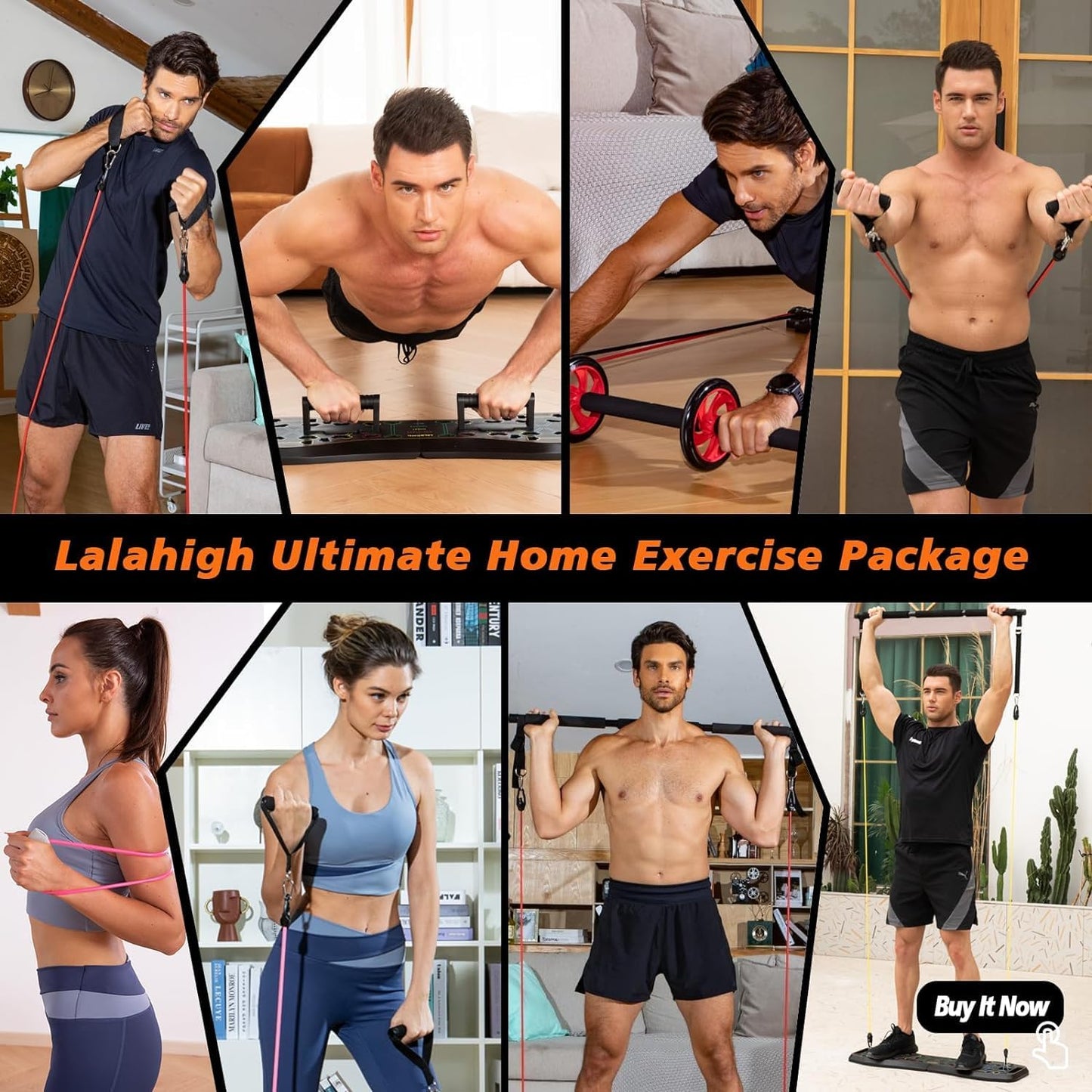 Portable Home Gym System: Full Body Workout Kit