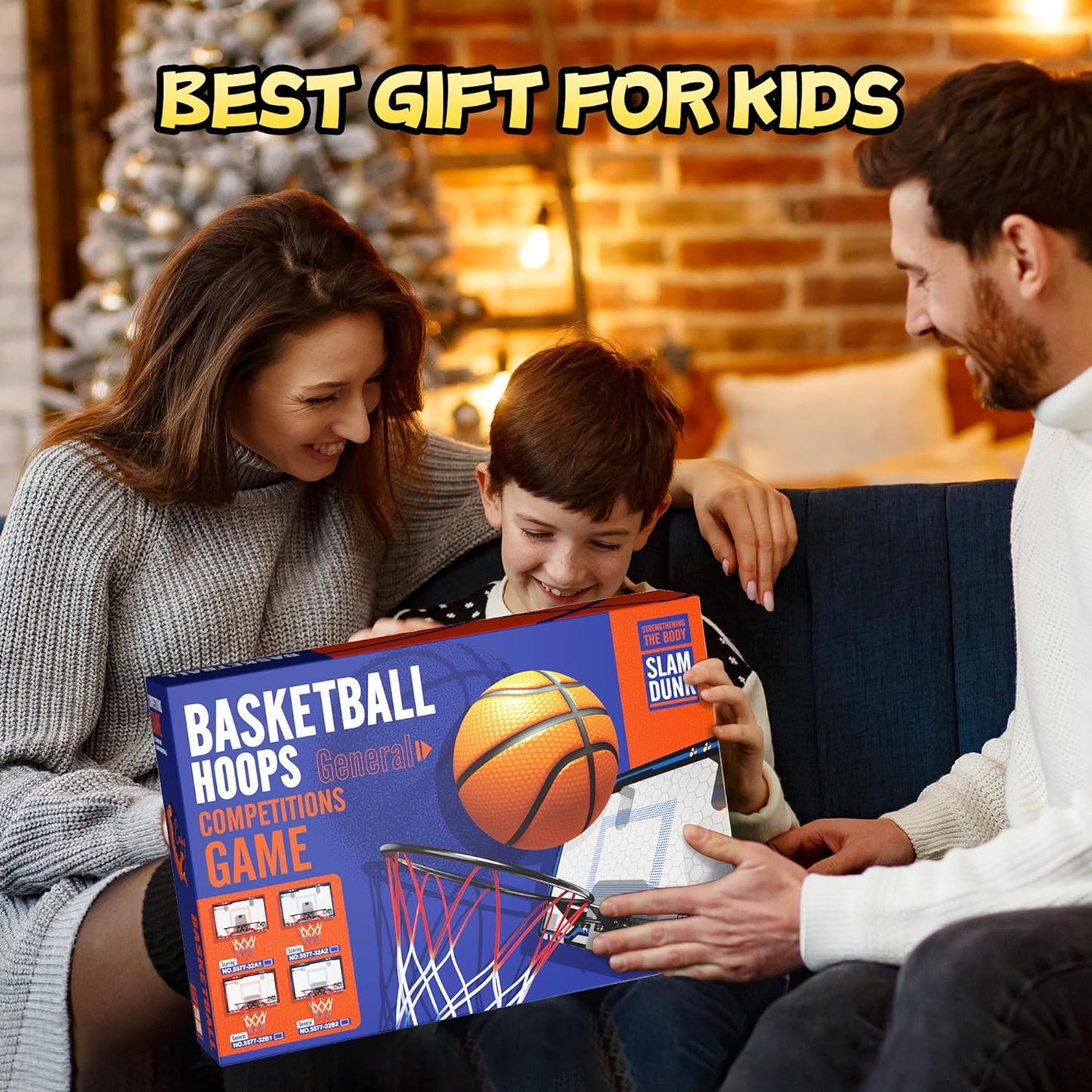 LED Mini Basketball Hoop Set for Kids