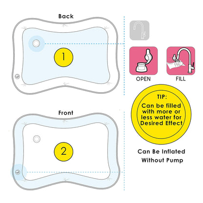 Splashin'Kids Premium Inflatable Tummy Time Water Mat