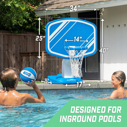 GoSports Splash Hoop - Poolside Basketball Game with Balls and Pump🏀💦