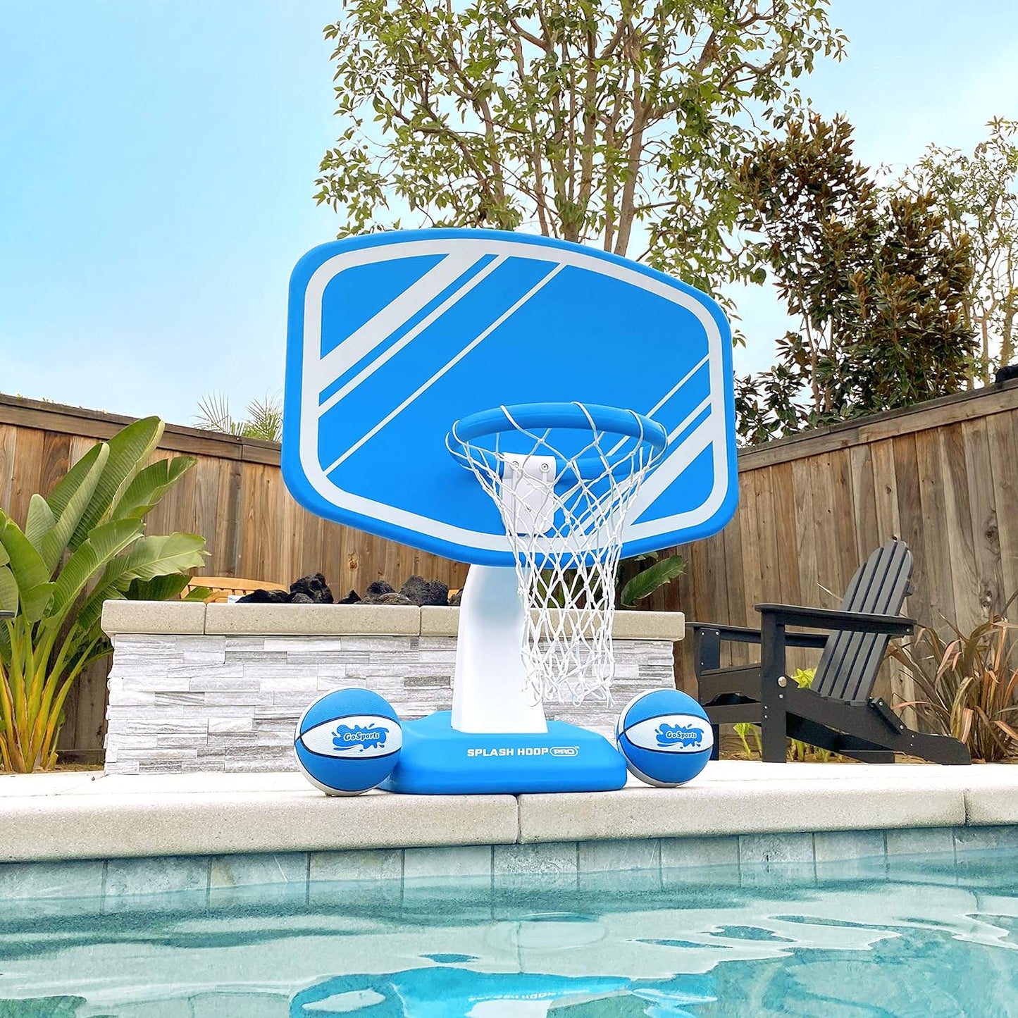 GoSports Splash Hoop - Poolside Basketball Game with Balls and Pump🏀💦